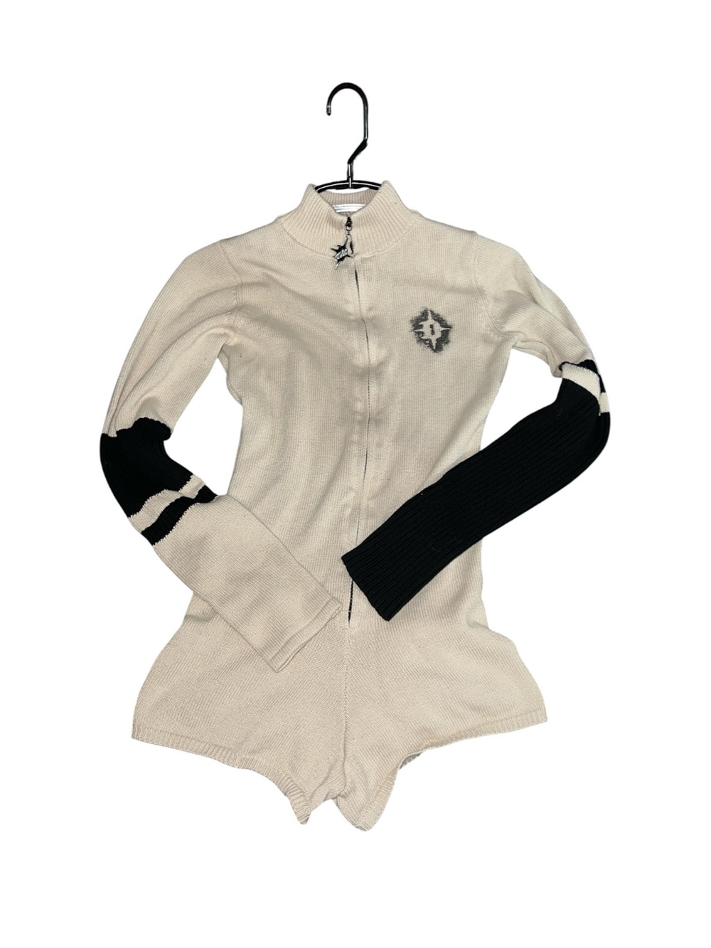 Darker Wavs Dollskill Fader Sweater Knit Romper Size SMALL